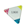 Customized 3 Color Triangle Highlighter - 3/8"x3 9/16"